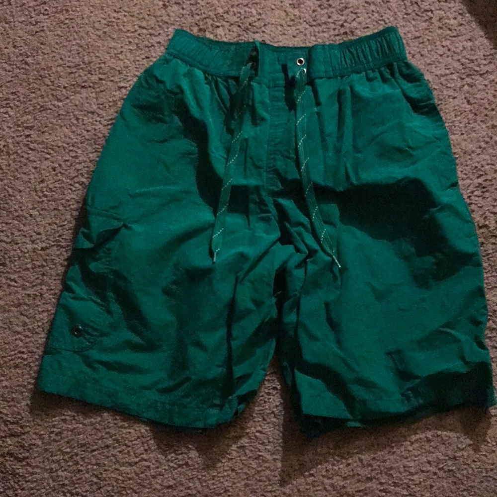 St. John’s Bay Green Swimming Trunks